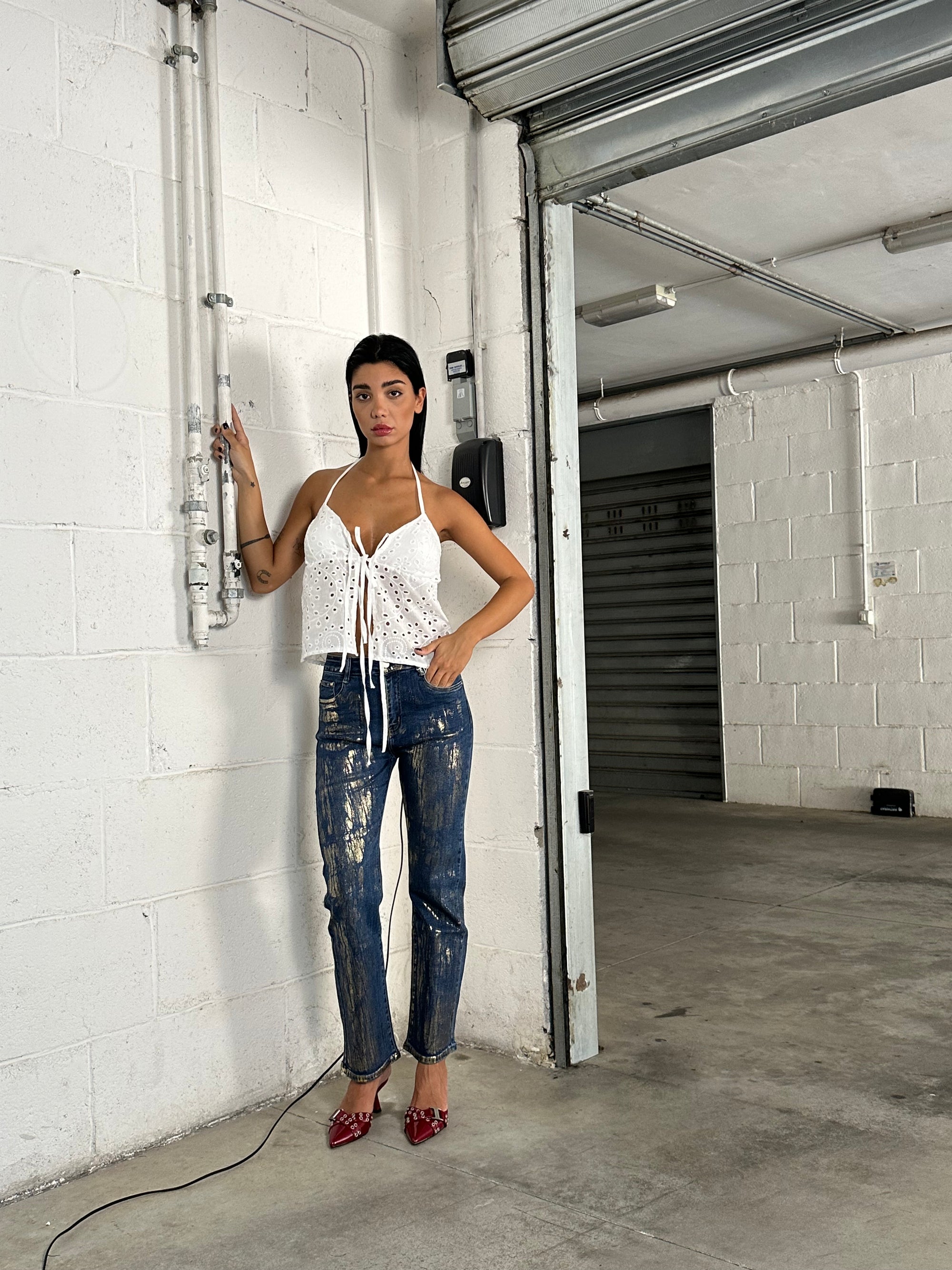 jeans sfumato oro new