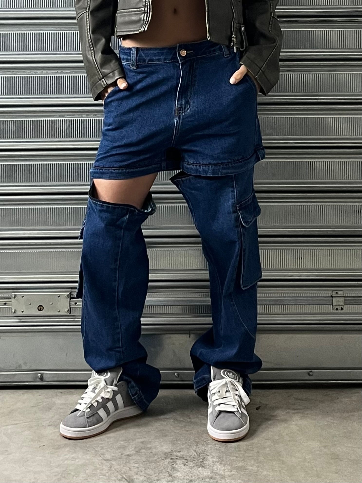 JEANS CERNIERA